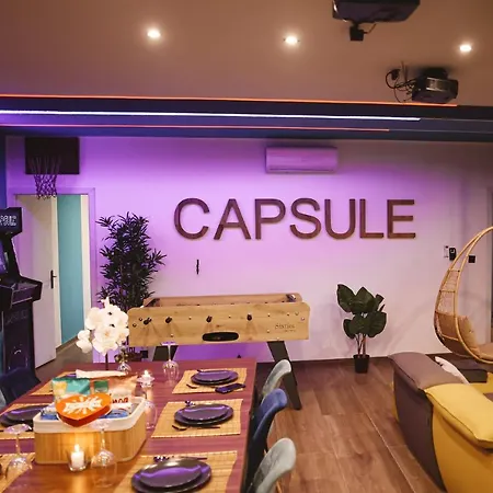 Capsule Gaming Balnéo&billard&babyfoot&sauna 2 Appartement Valenciennes